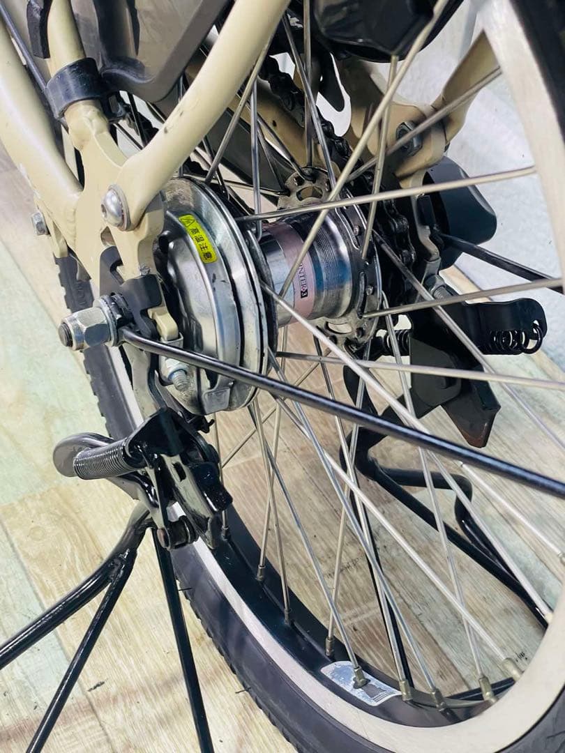 3069ブリヂストン12.3アンペア3人乗り対応子供乗せ　電動アシスト自転車