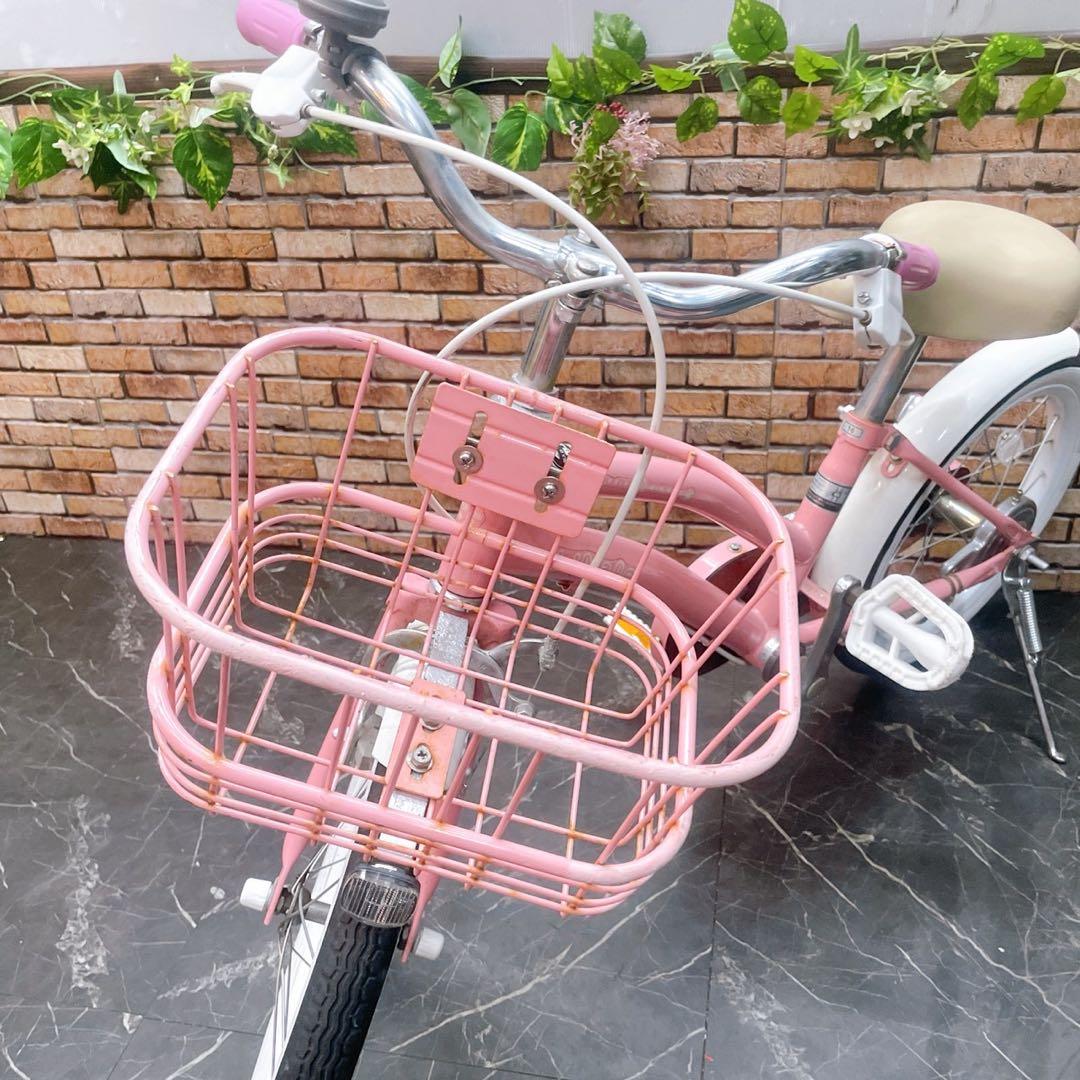 【38】子供用自転車 子供車 Liliale ピンク 16インチ シングル