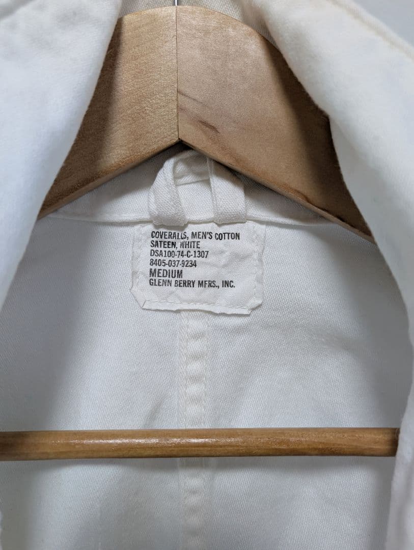 ヴィンテージ US ARMY コットンサテン つなぎ カバーオール