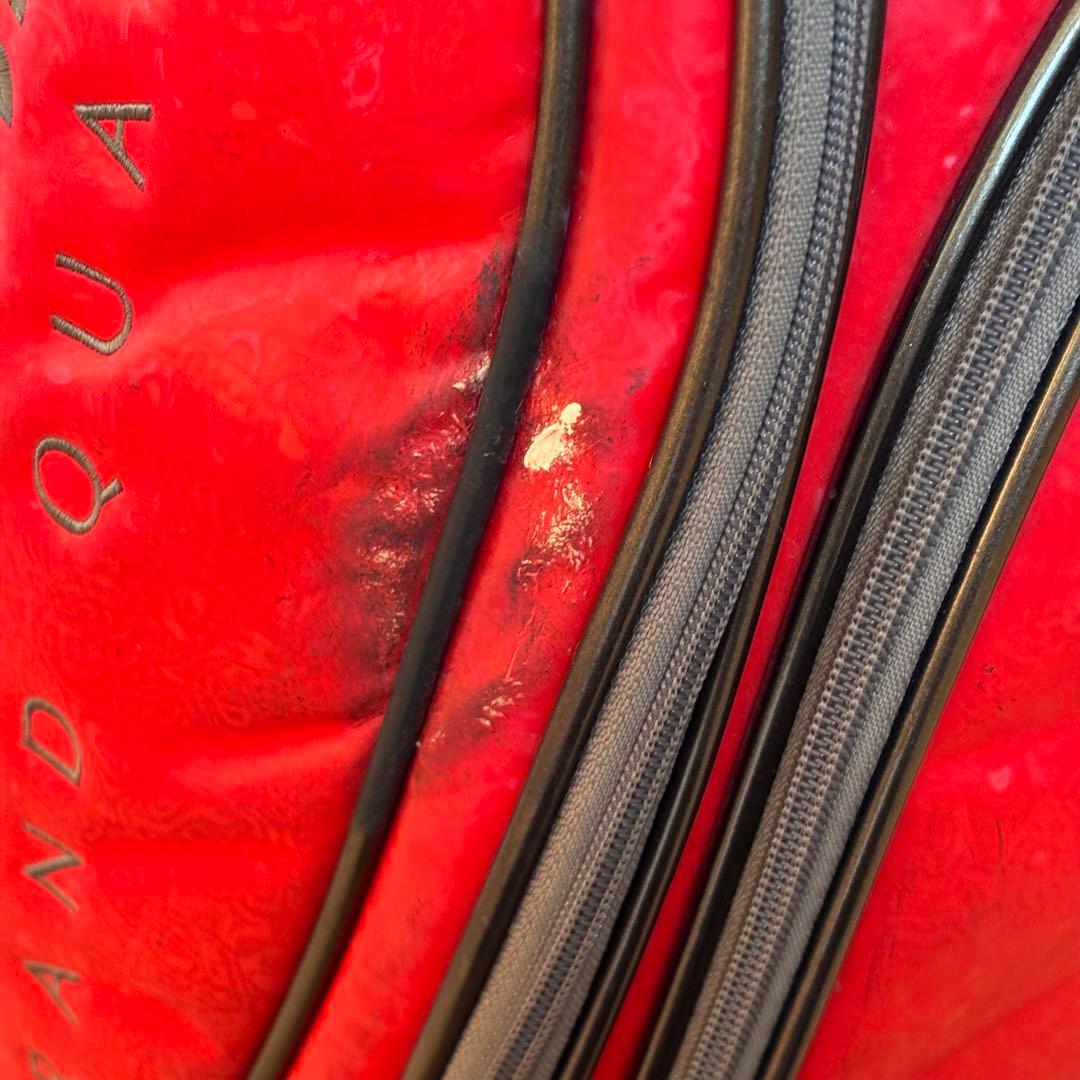 キャディバックROMAROロマロREDガンレッドPRO MODELゴルフバック