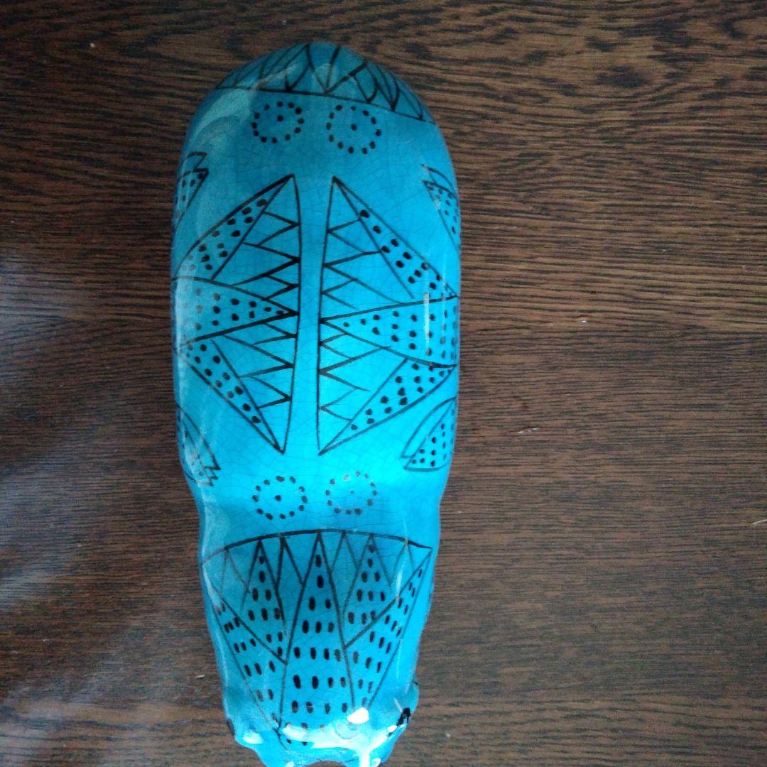 【kunego】青いカバ　メトロポリタン美術館　エジプト埋蔵レプリカ