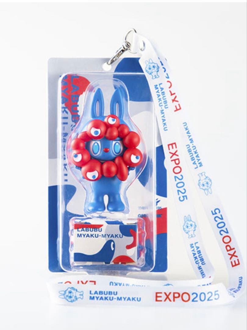 LABUBU MYAKU-MYAKUストラップ付フィギュア