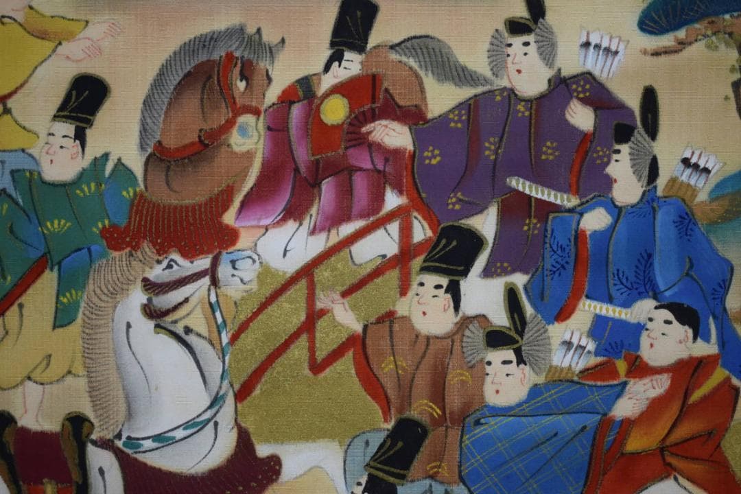 不詳/作者不明/西園雅集/布袋屋掛軸HI-264