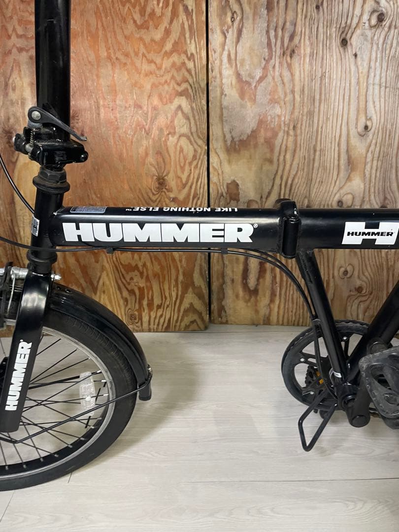 HUMMER 折りたたみ自転車 ブラック