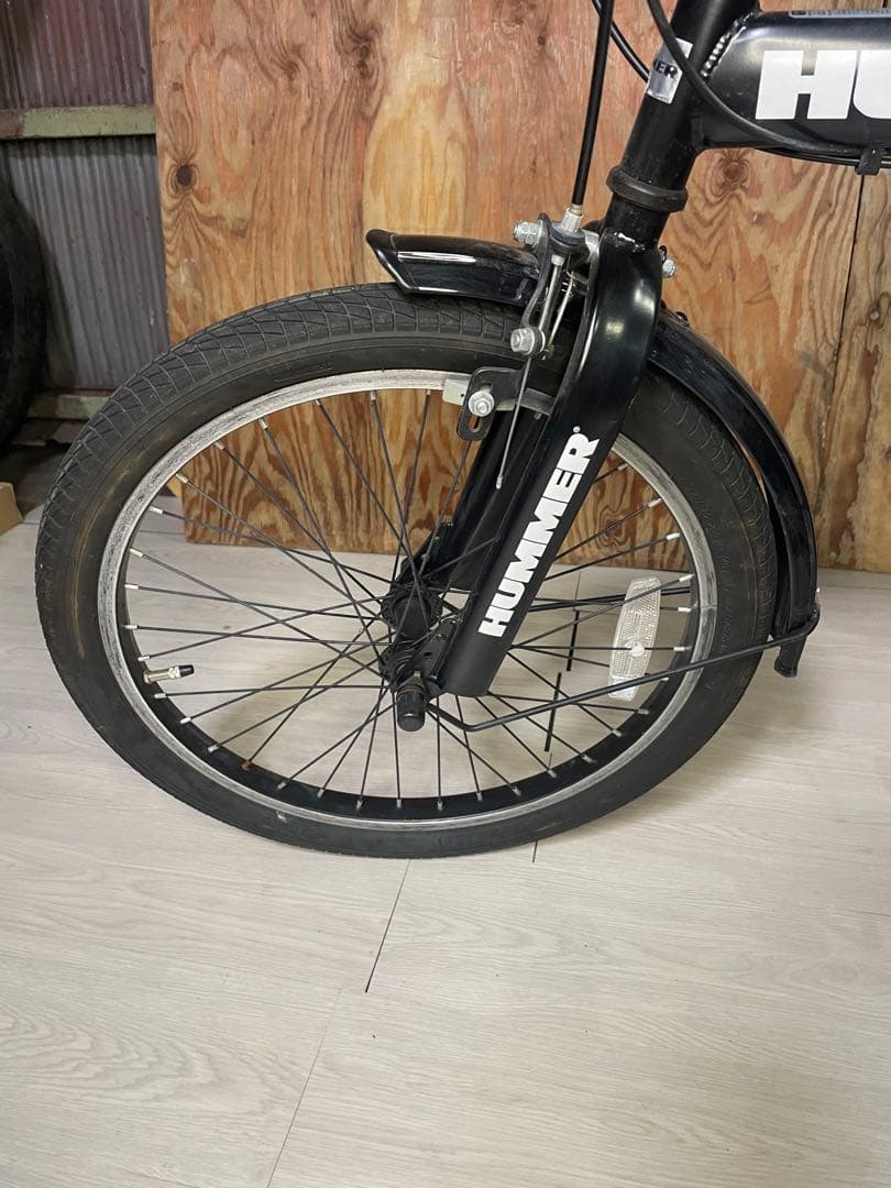 HUMMER 折りたたみ自転車 ブラック