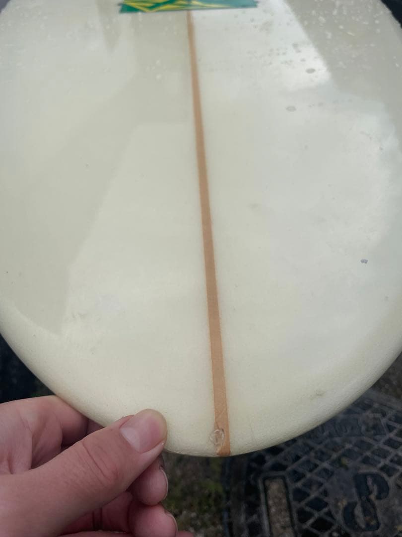 サーフボード セミロング　ファンボード　美品　フィン付き　サーフィン