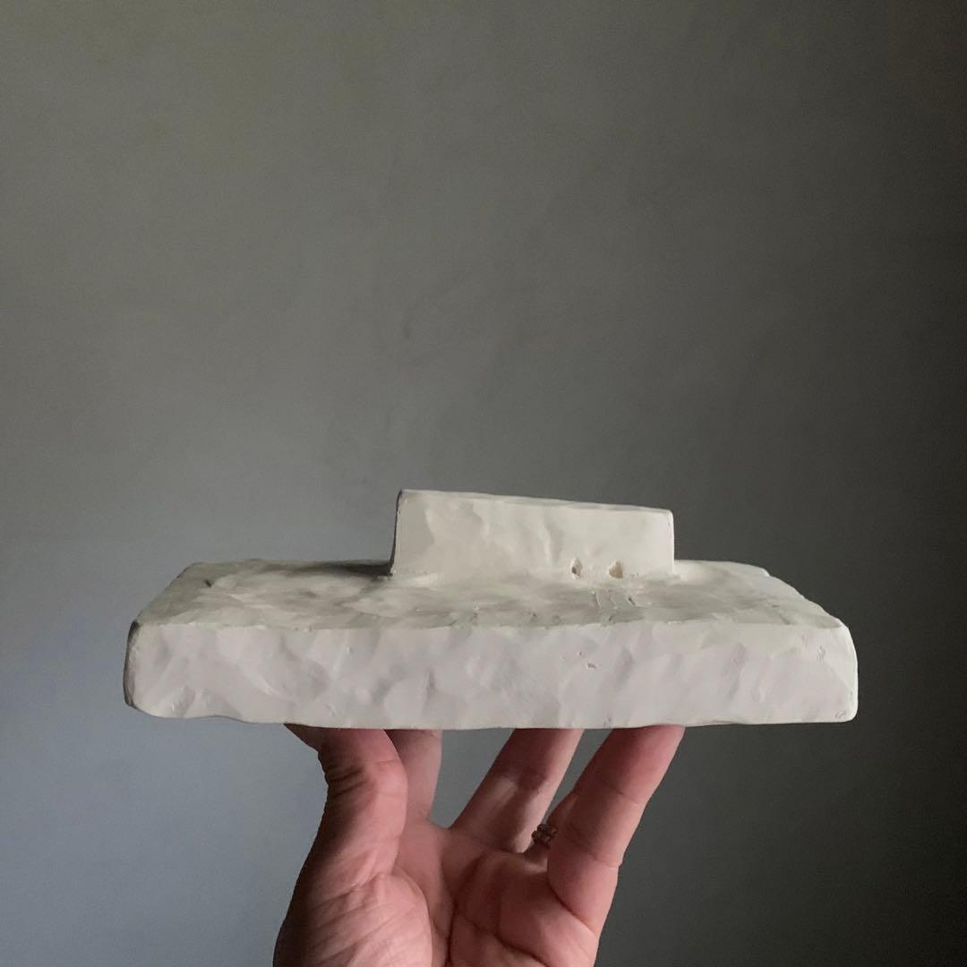 石塑粘土 立体作品 住居 立体 現代美術 オブジェ sculpture