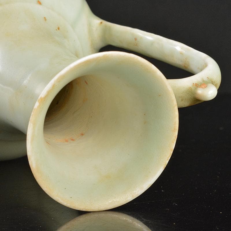 中国　影青　青白磁　水注　執壷　時代箱付　V　R6482