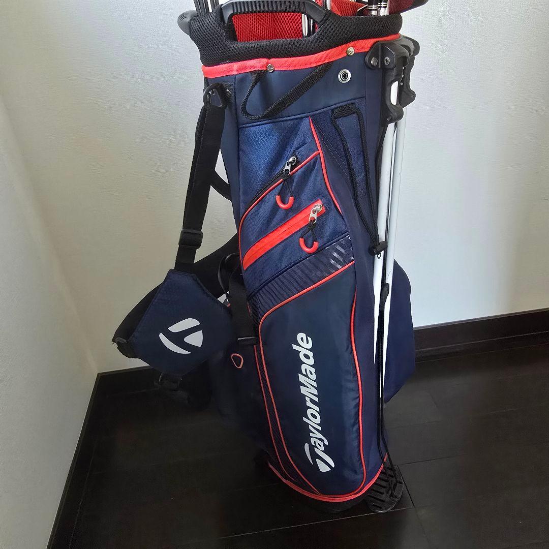 TaylorMade キャディバッグ ネイビー/レッド