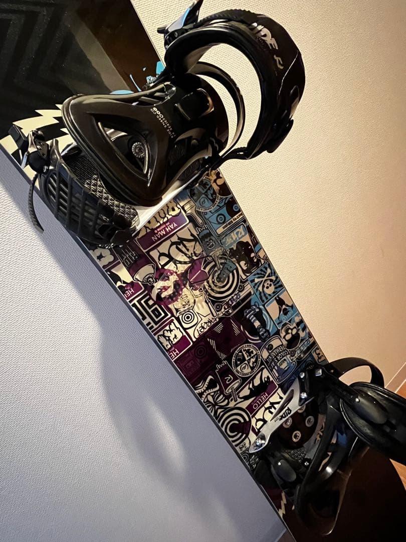 【使用回数少美品】スノーボード 板 全長150cm スノボ ブラック ボード