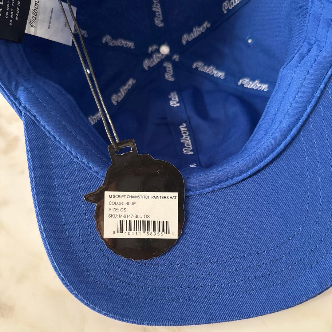 新品　MALBON GOLF Script Chainstitch キャップ