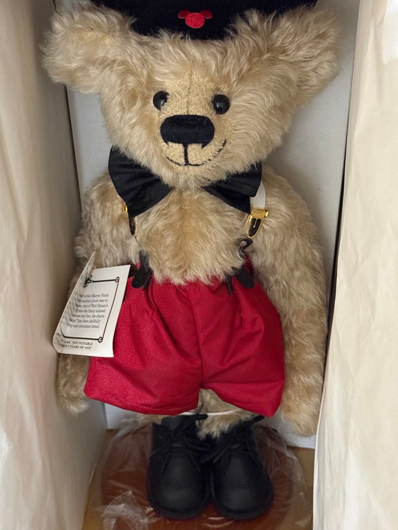 Maryse Nicole モヘア テディベア ミッキー 限定 箱入り　未使用