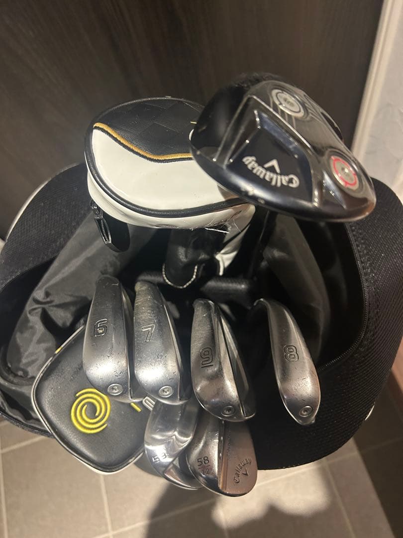 ゴルフバッグ・クラブセット　初心者　ストロークラボ ステルスグローレ