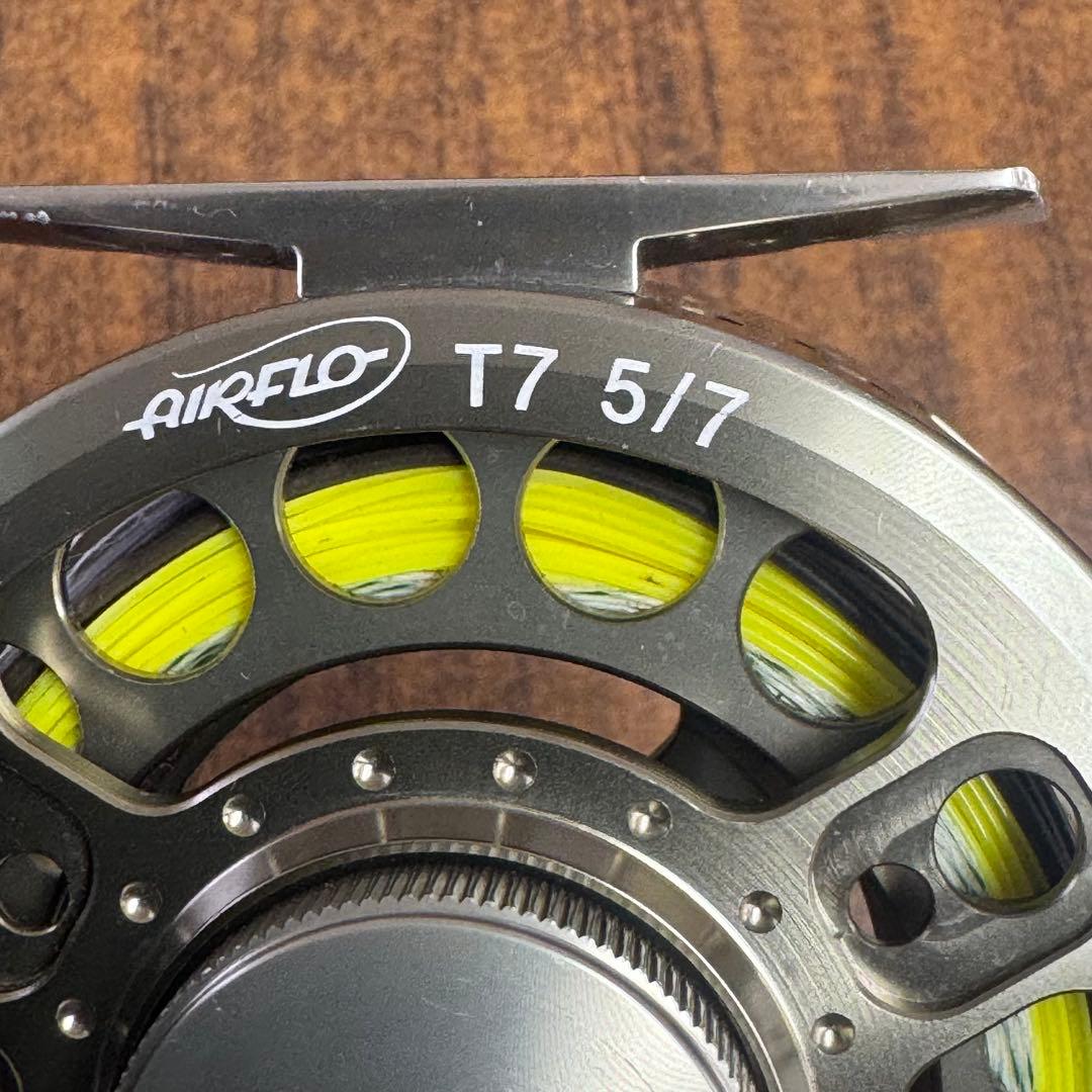 AIRFLO T7 5/7 フライリール 収納袋付き