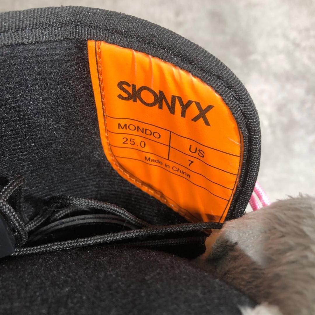 美品 SIONYX サイオニクス スノーボード ブーツ 25.0cm ブラック