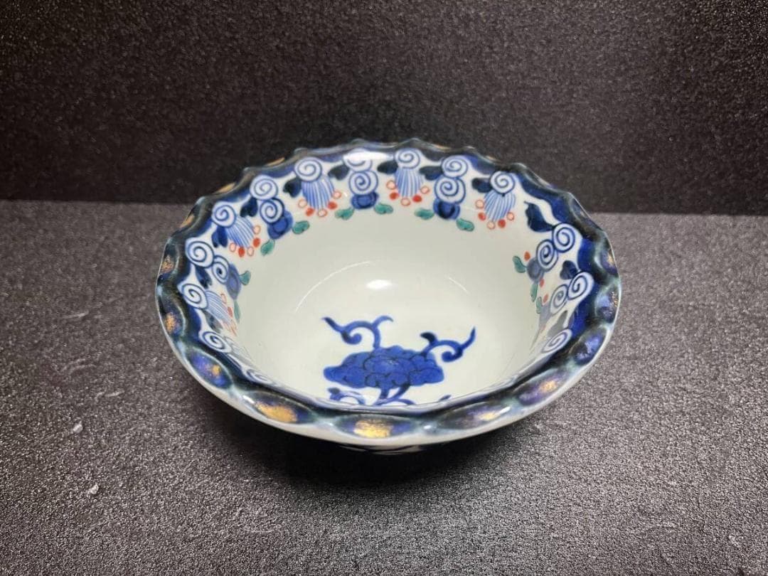 古伊万里 　藍九谷様式　鉢　皿　深皿