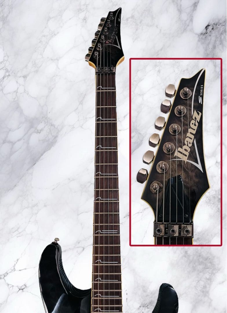 （美品）Ibanez S570DXQM TGB エレキギター