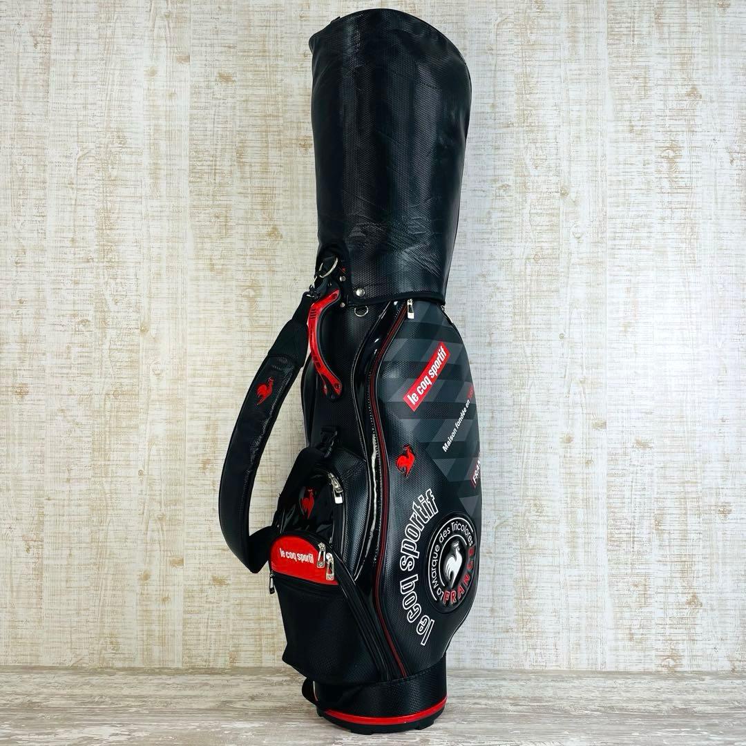 【美品】le coq sportif ルコック　サークルロゴ　キャディバッグ