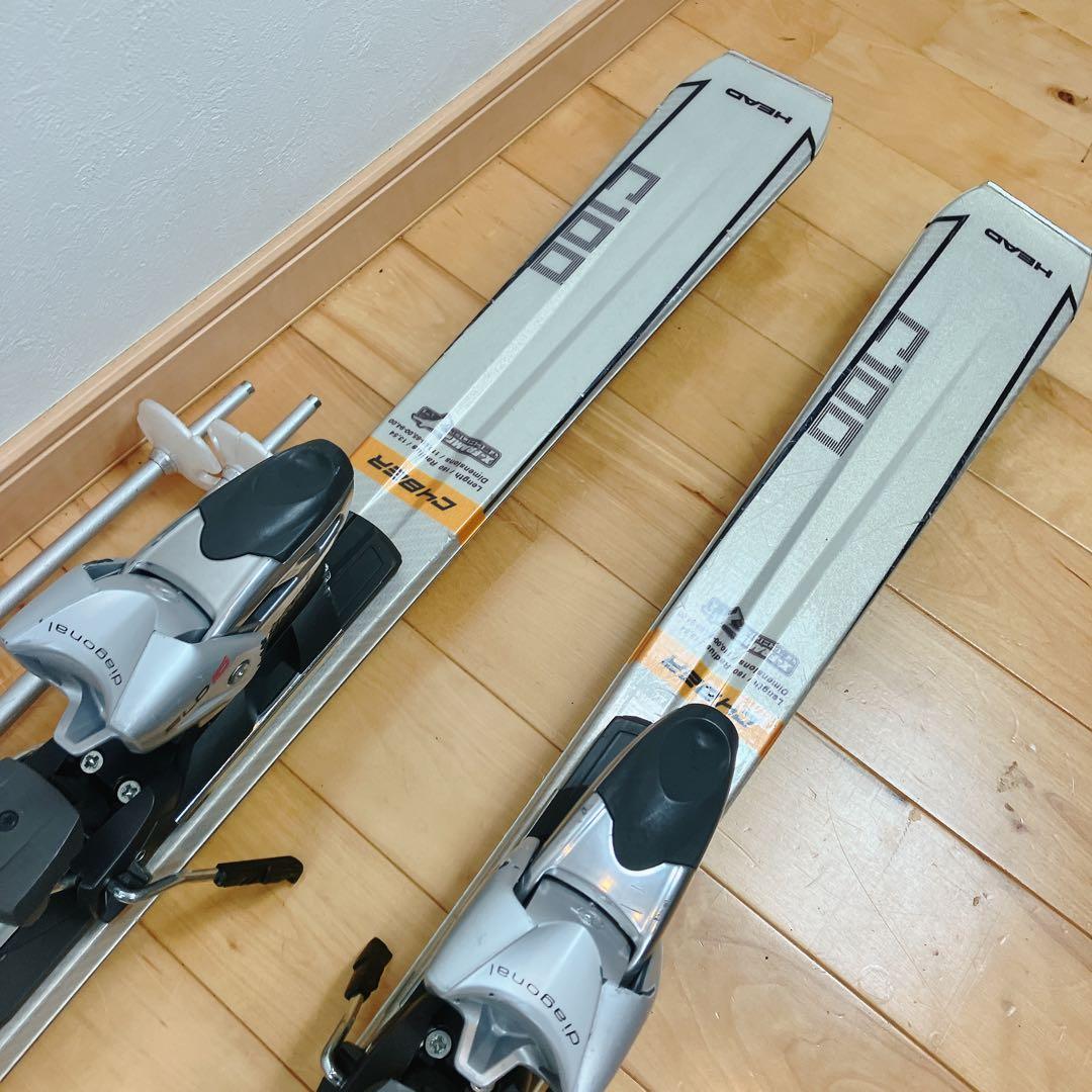 即日発送　HEAD カービングスキー 160cm 初・中級　スキー板　レディース