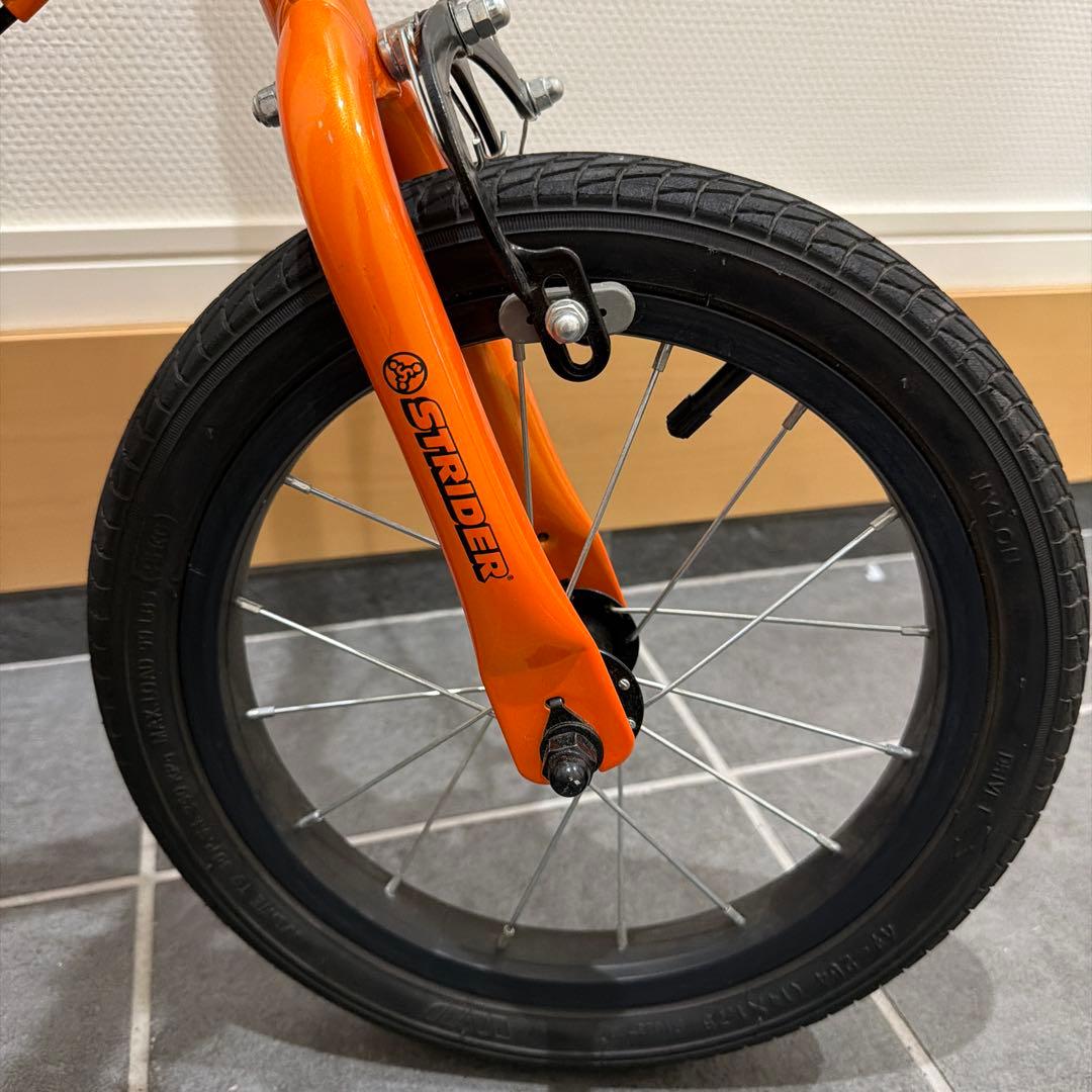 美品✨ストライダー　STRIDER 14x オレンジ　大会参加　純正車両