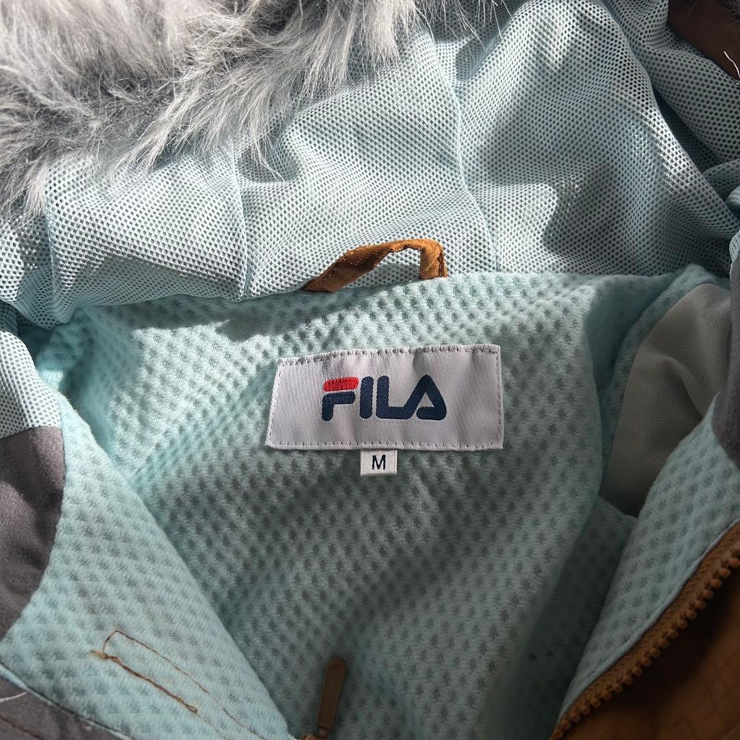 美品FILA ブラウン　スノーボード スキーウェア 上下　M S レディース