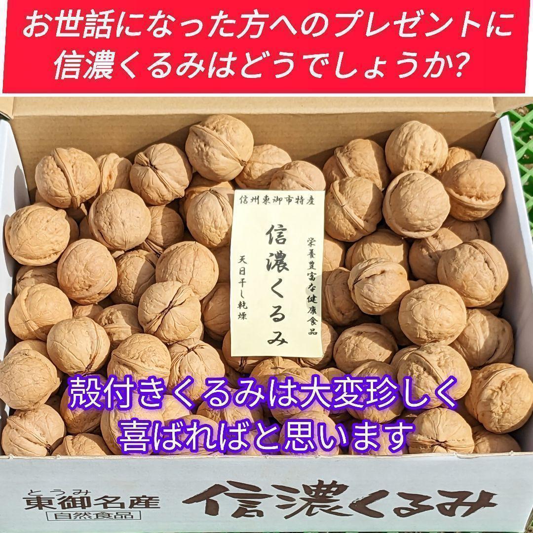 【かおりん商品】25年産 新物 国産 殻付き信濃くるみ 極小〜小 13kg