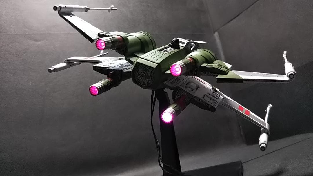電飾改修　1/72 Xウイング・ファイター 完成品 スカイウォーカーの夜明け