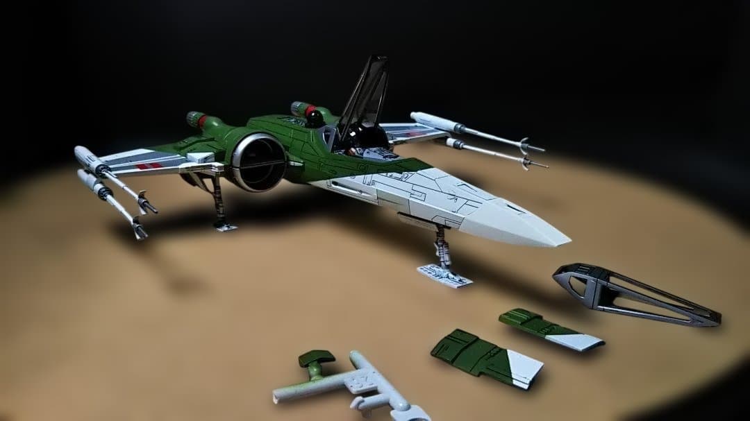 電飾改修　1/72 Xウイング・ファイター 完成品 スカイウォーカーの夜明け