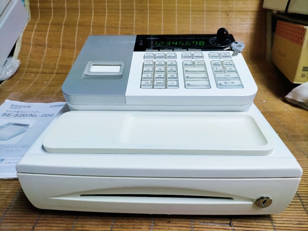 カシオレジスター　SE-S20/NL200　人気機種　送料無料　202030