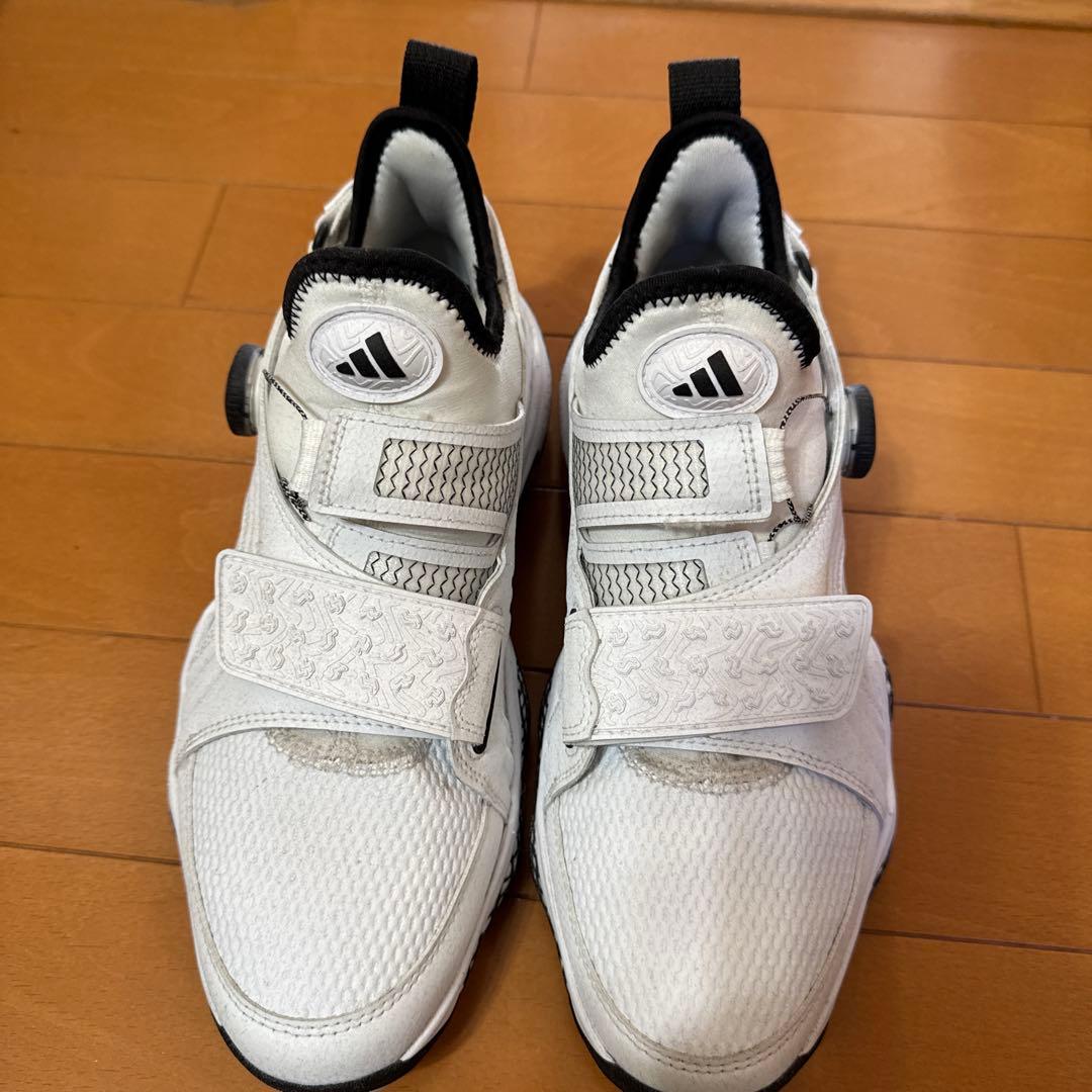 【お買い得】adidas ゴルフシューズ ダイヤル式 ホワイト