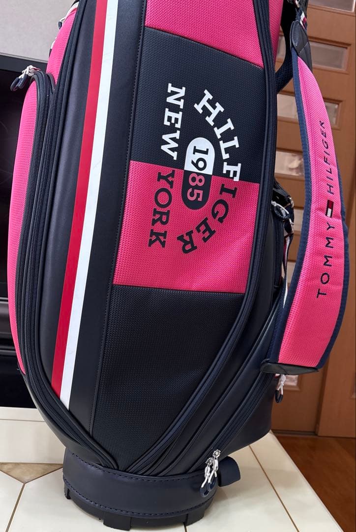   キャディバッグ ピンク/ネイビー9.0型3.6kg