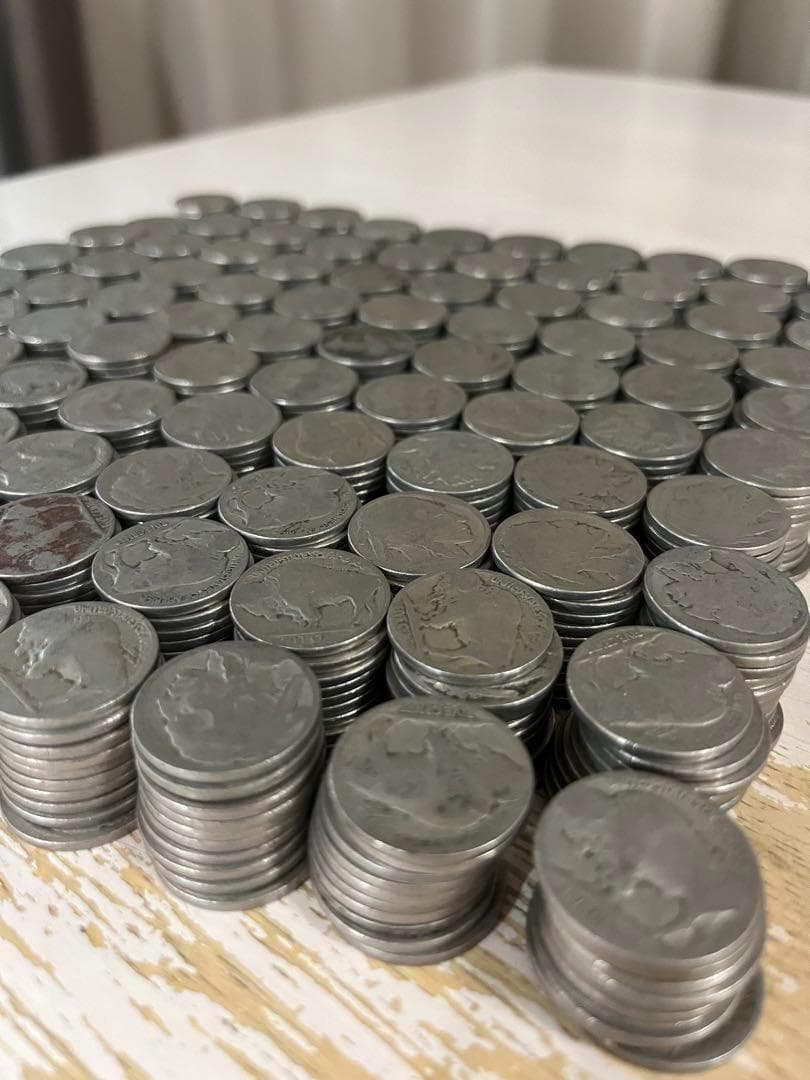 アメリカ バッファローニッケル　(インディアン 5セント) 1,000枚