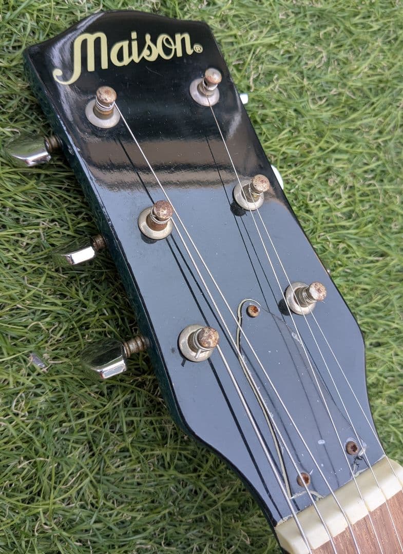 Maison TV YELLOW P90レスポールjrダブルカッタウェイ青ブルー