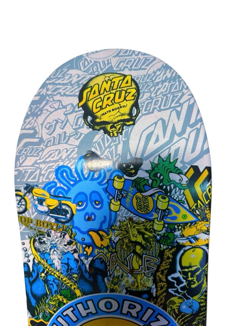非売品　サンタクルズ　スケボー　デッキ　時計 30周年記念　santacruz