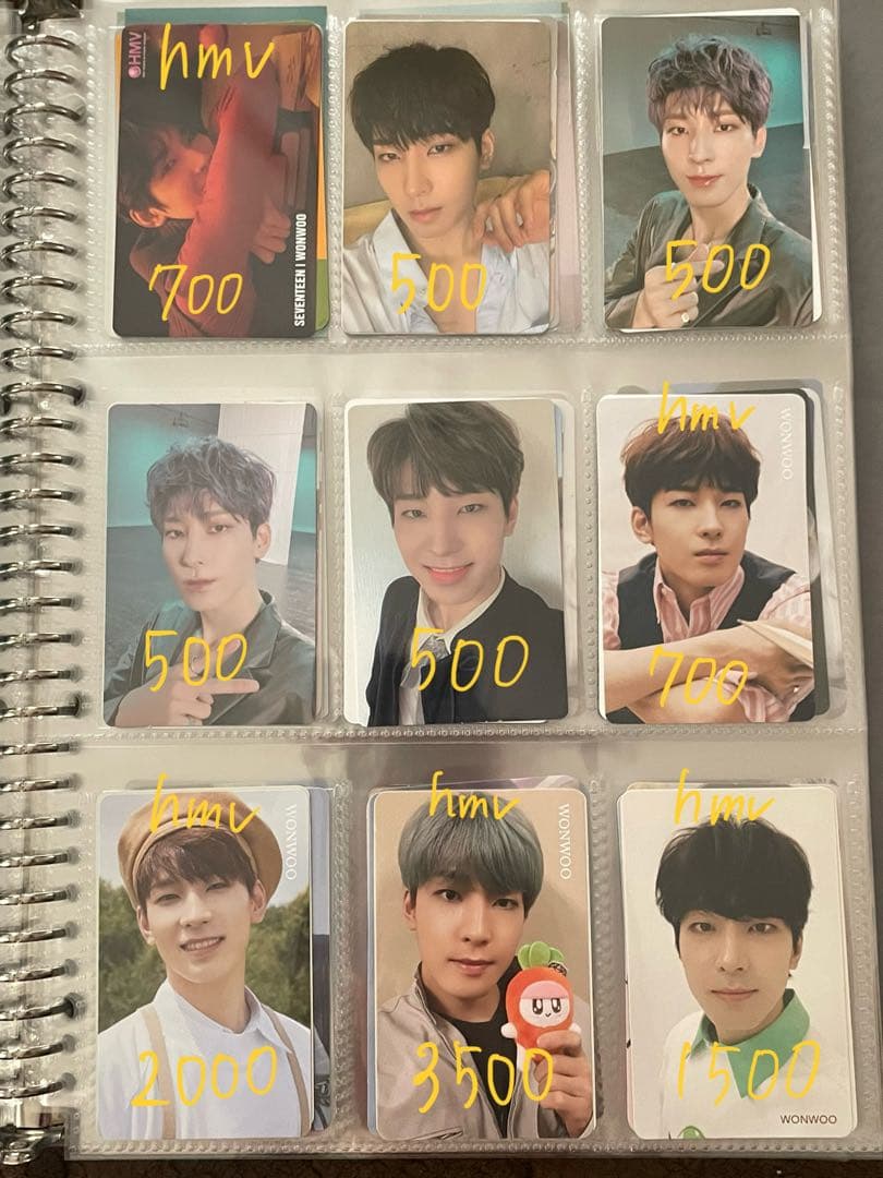 seventeen Wonwoo セブチ ウォヌ トレカ ラキドロ 限定 hmv