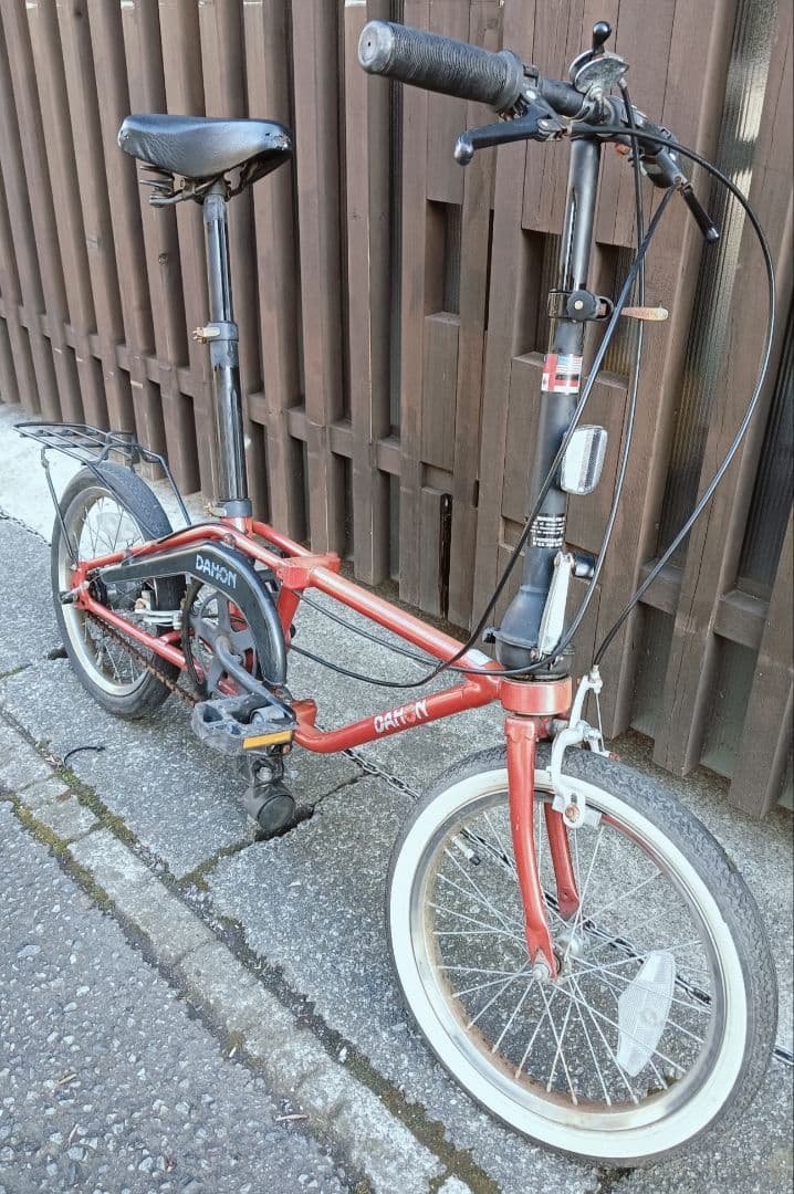 引取り限定 DAHON オールドダホン 折りたたみ自転車 マニュアル 取説付