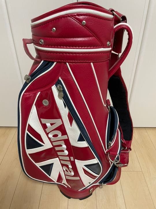 アドミラルゴルフ キャディバッグ レッド ADMG1SC1 40