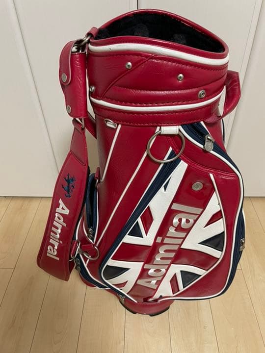 アドミラルゴルフ キャディバッグ レッド ADMG1SC1 40