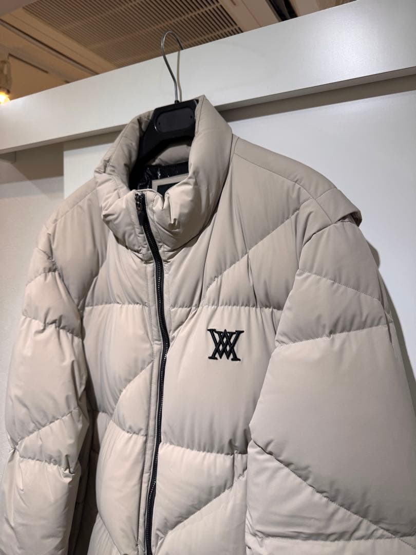 美USED ANEW GOLF メンズ プレイングダウンジャケット ベージュ