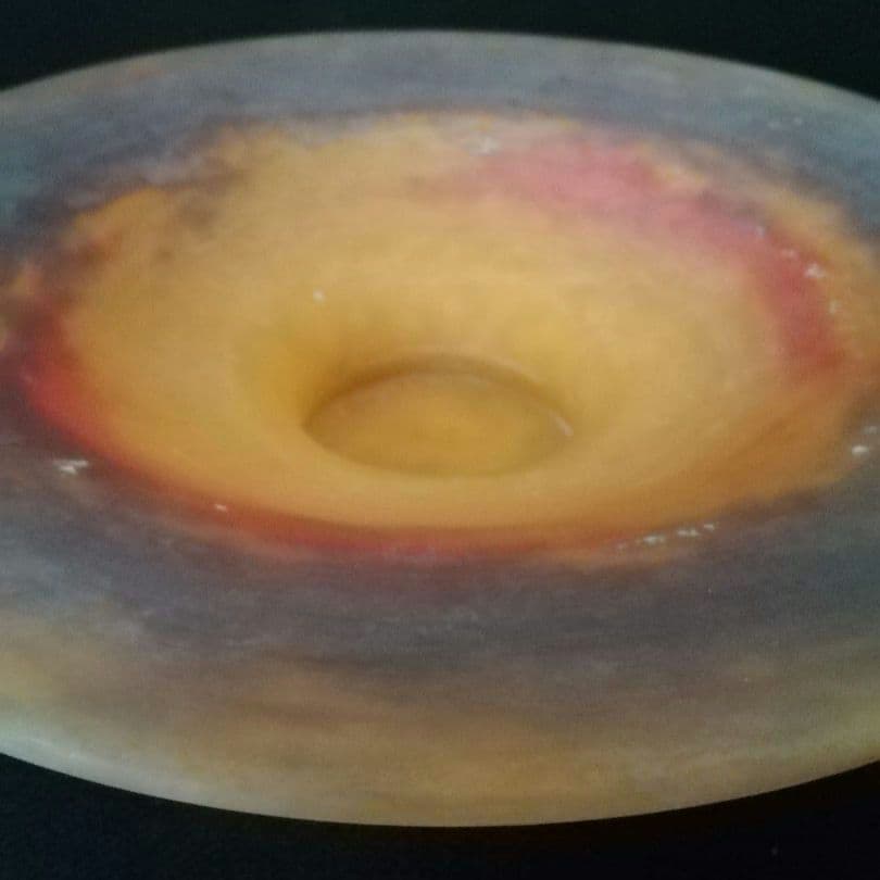 アール・ヌーヴォー　コンポート　アンティーク　ミューラー　ヴィトリオフィカシオン