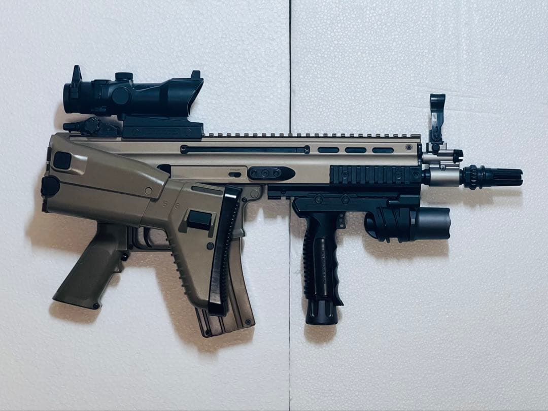 SCAR-L(CQC) & グリップライト & ズームスコープ(3点全て10禁)