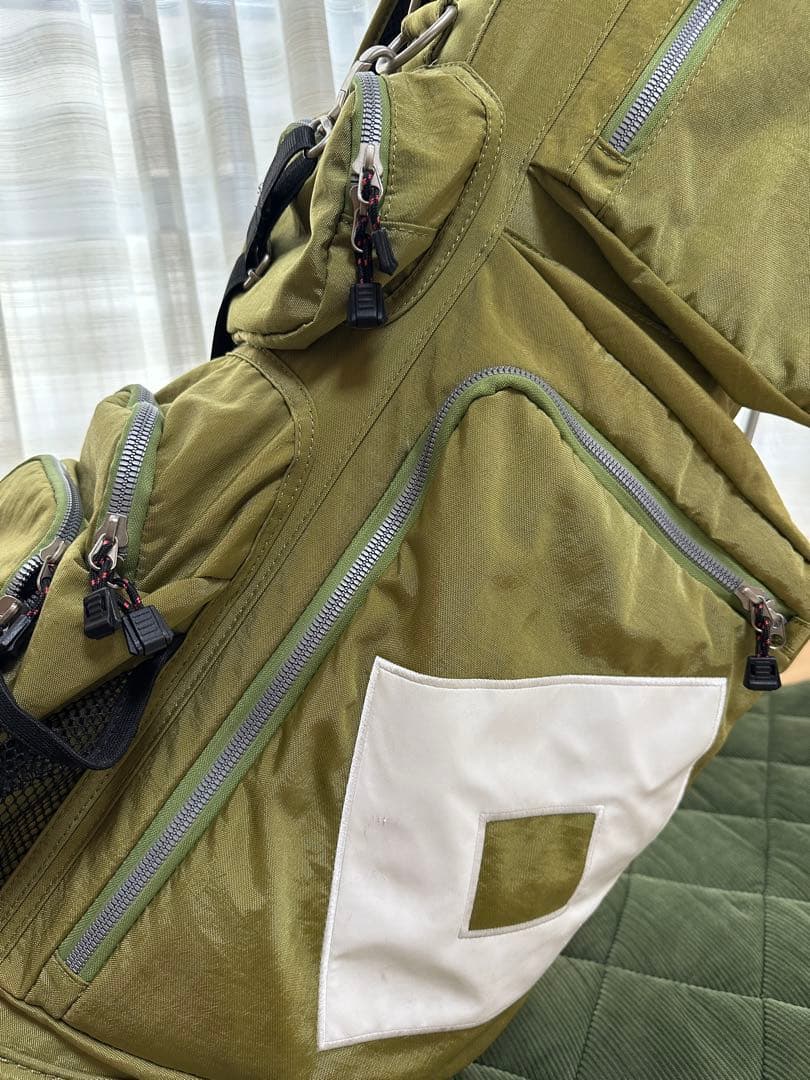 ONOFF 軽量オリーブグリーンキャディバッグ