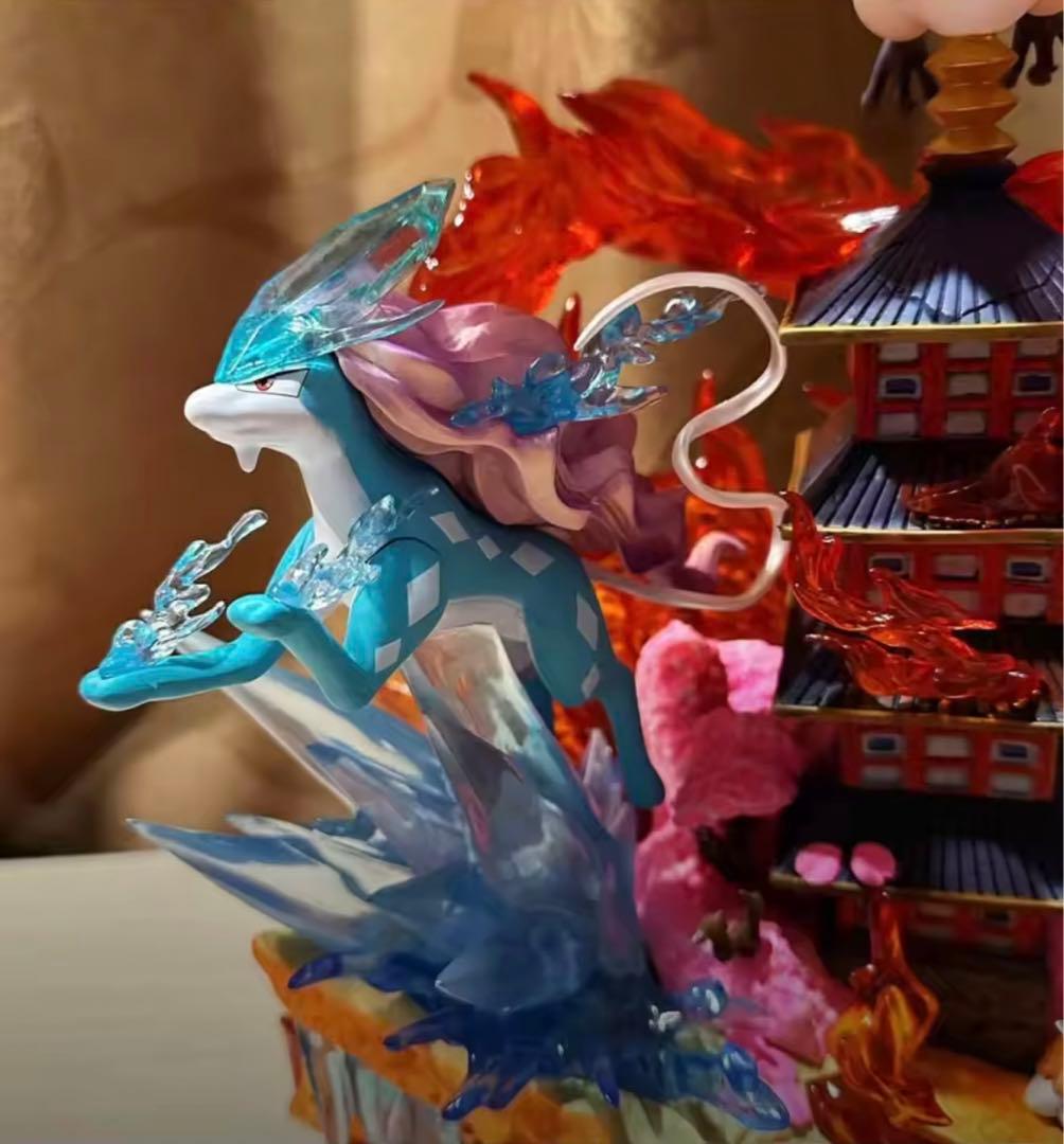 ポケモン　フィギュア　ホウオウ エンテイ スイクン ライコウ