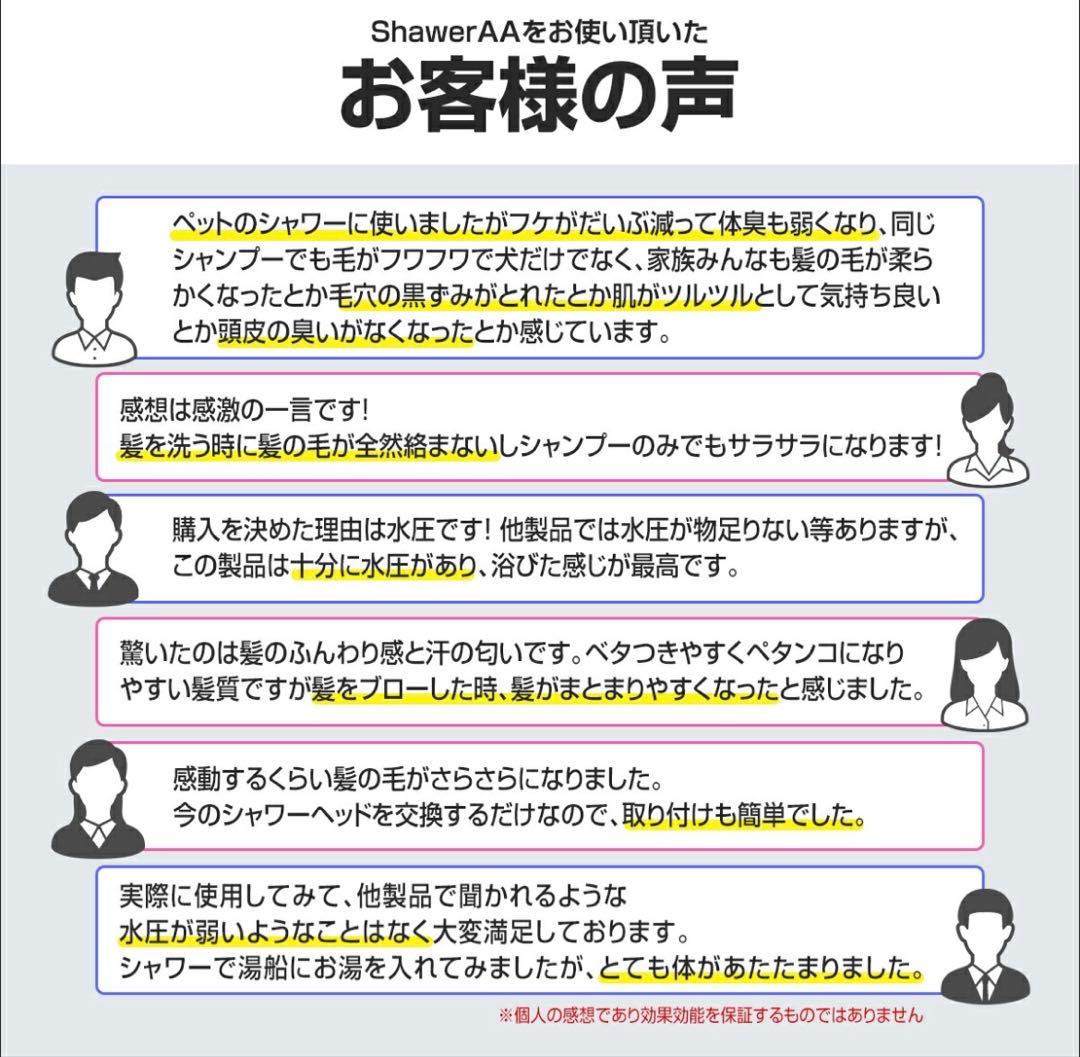 シャワーAA マイクロファインバブル　シャワーヘッド