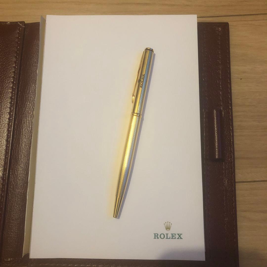 ROLEX 3点セット　メモ帳ケース　メモ帳　ボールペン　非売品