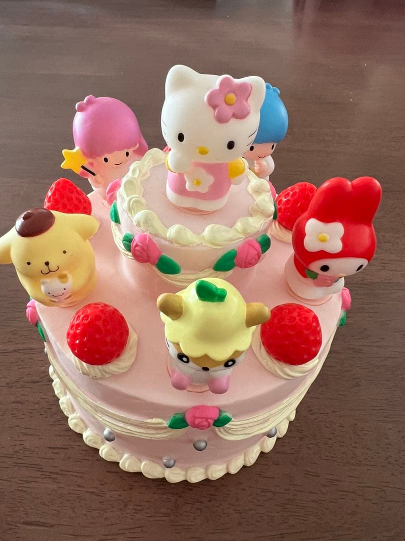 サンリオキャラクターズ　デコレーションケーキ　ペンセット