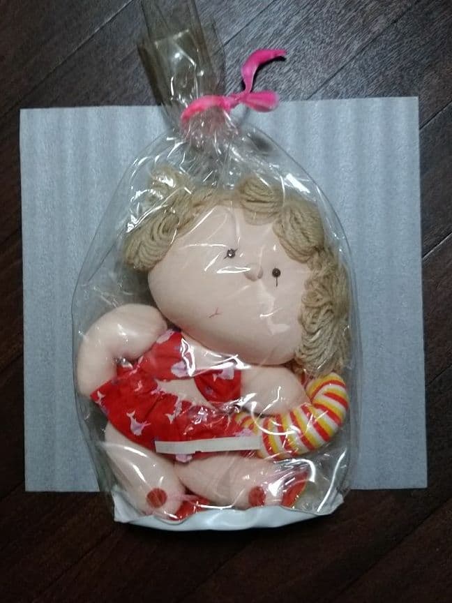 昭和レトロ ぬいぐるみ 毛糸髪 人形