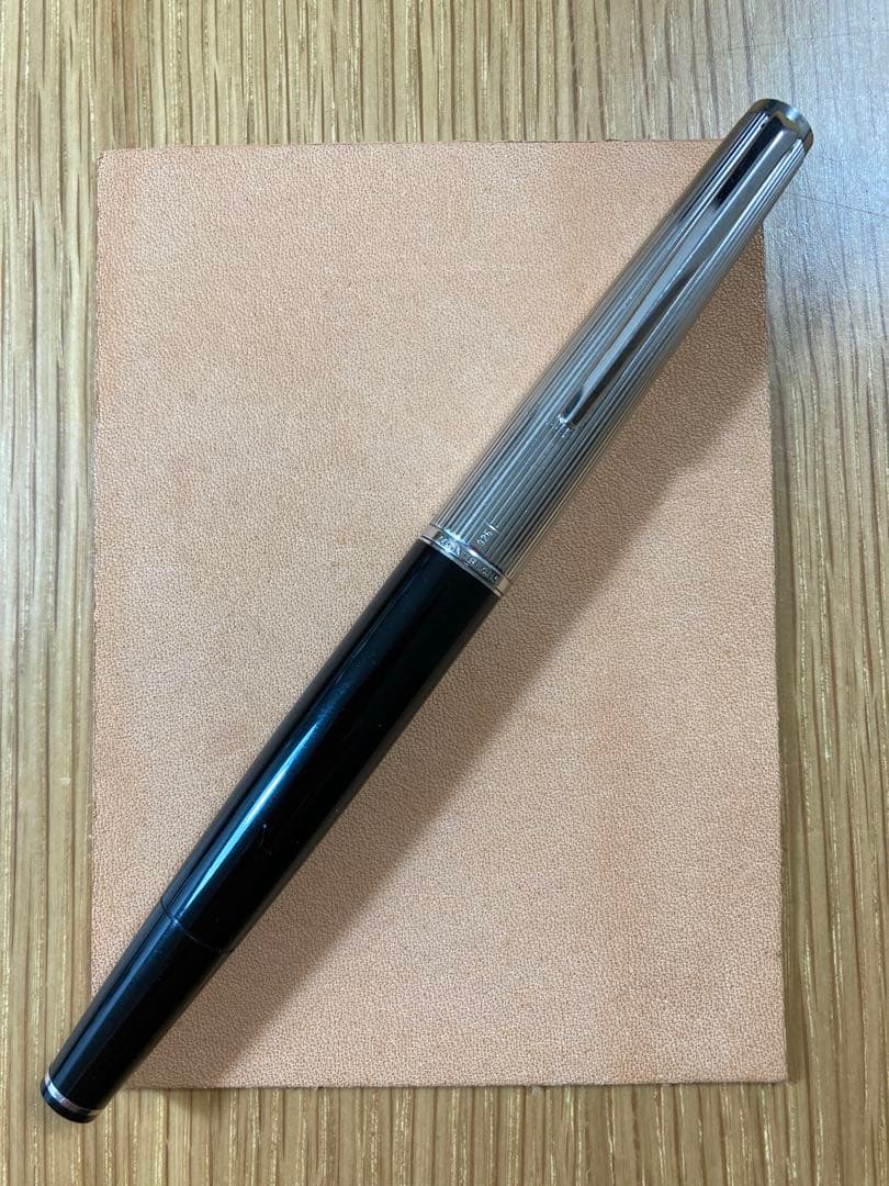 モンブラン 126 万年筆 スターリングシルバー Bニブ 18k