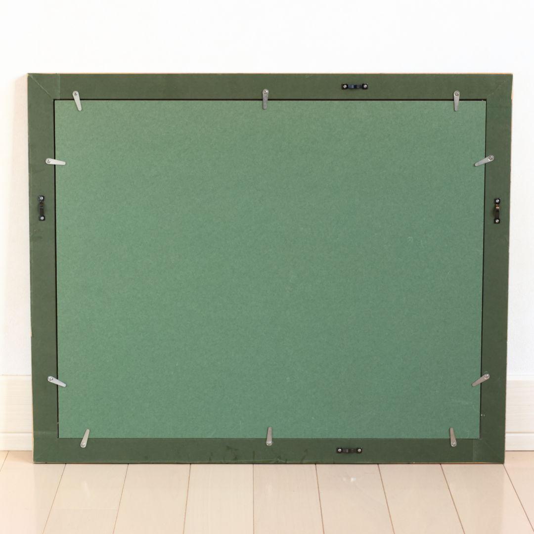 Lサイズ額付き ヘザー ブラウン 『 ハワイアン ホリデー 』406×508ｍｍ