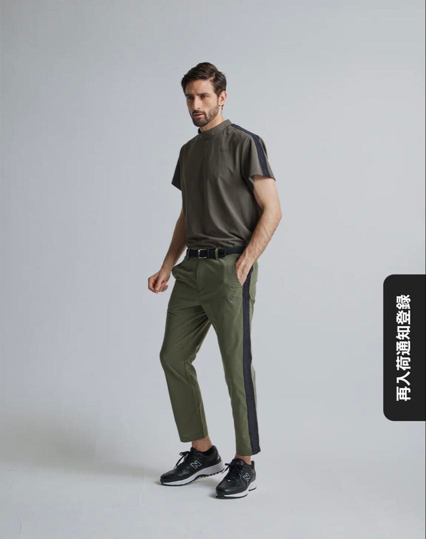 【新品未使用】CRONOS BLACK SIDE LINE PANTS